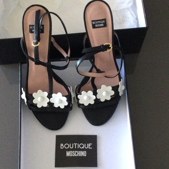 MOSCHINO SANDALS HELL SIZE 39 - Picture 1 of 8